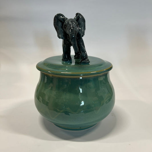 Available Elephant on green