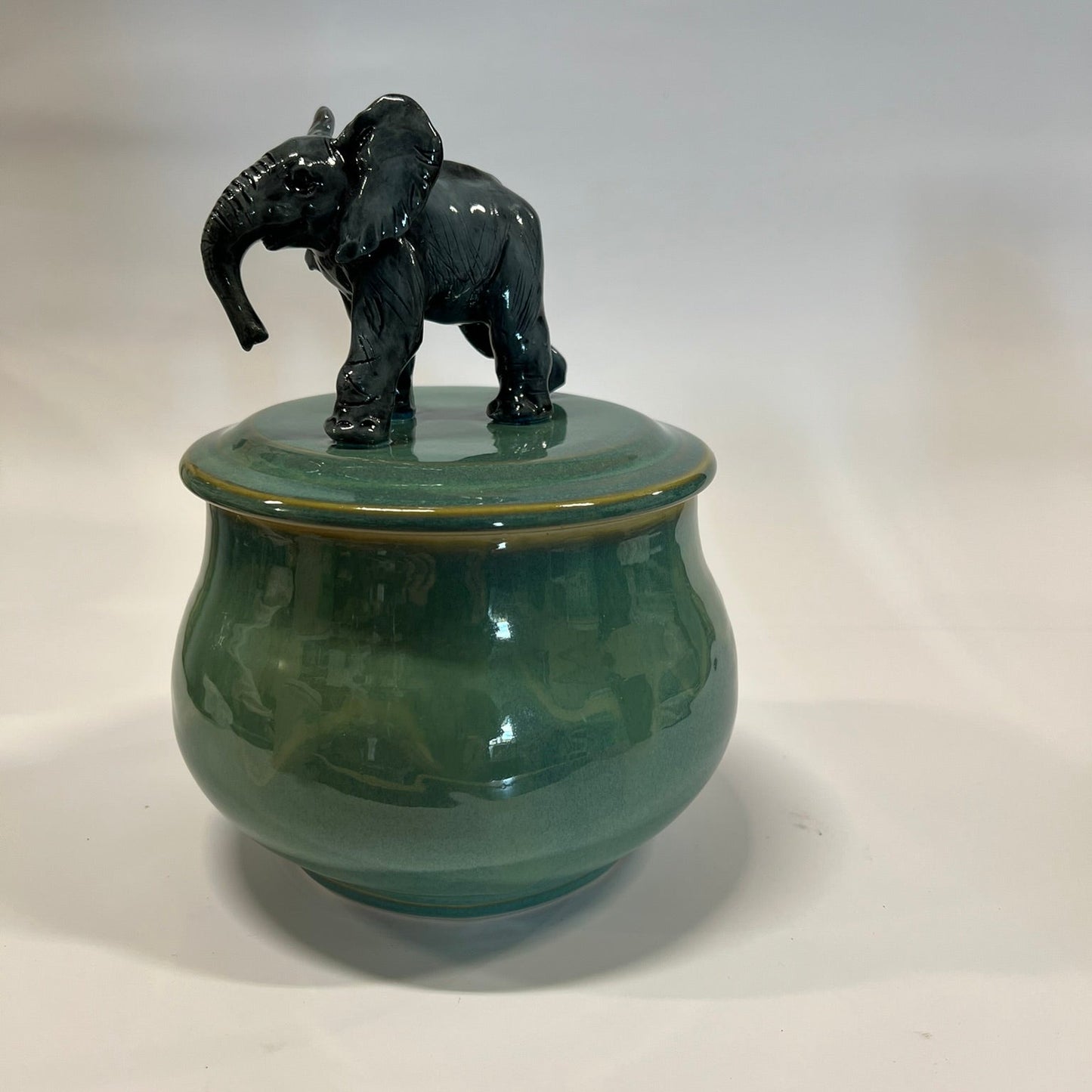 Available Elephant on green