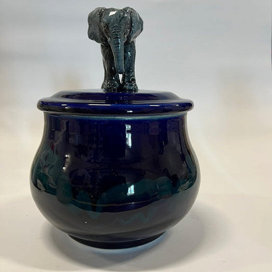 Available Elephant on blue/green