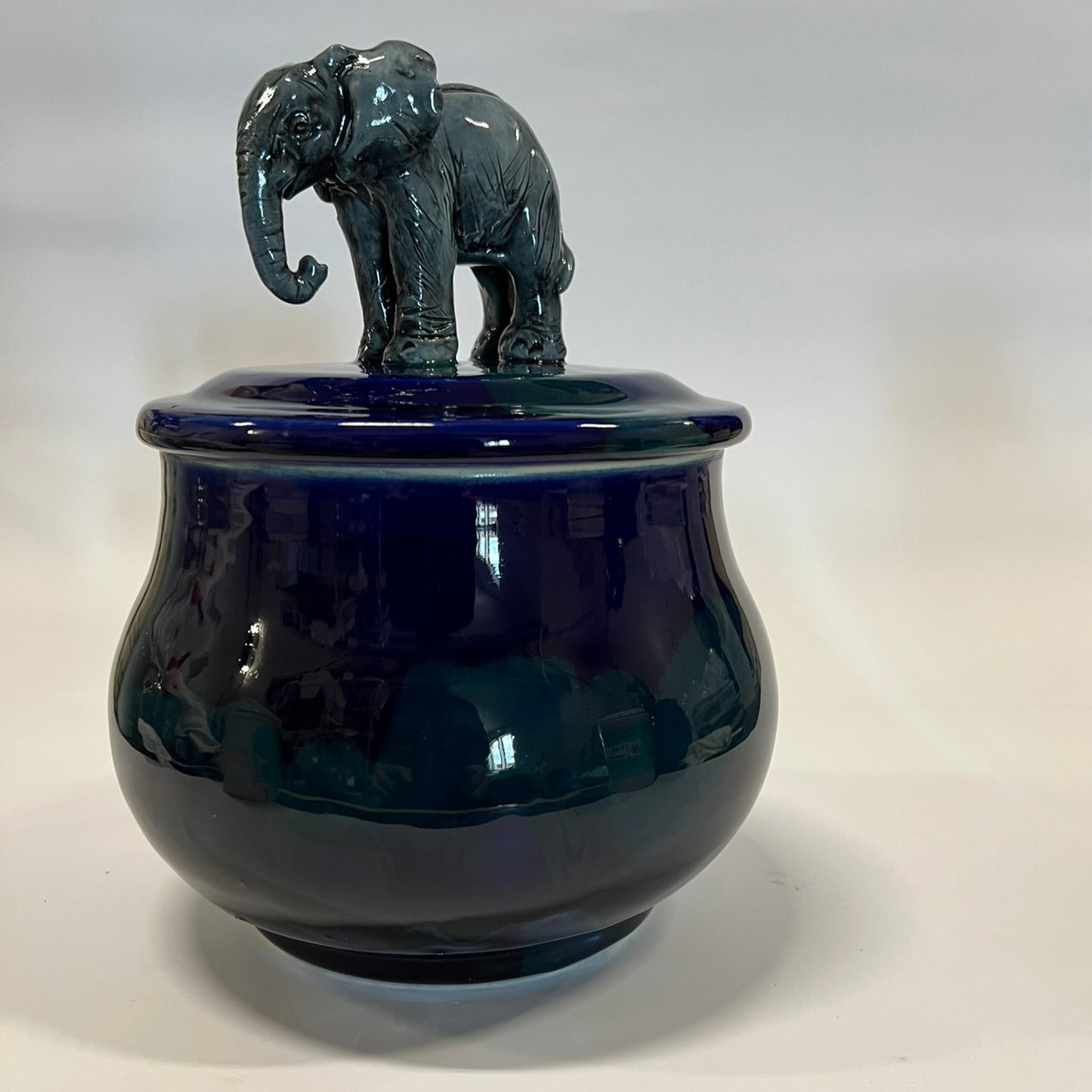 Available Elephant on blue/green