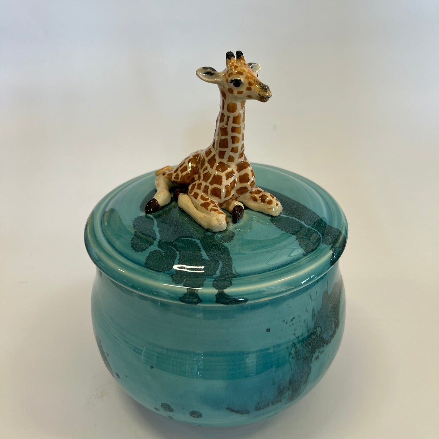 Sold Giraffe on Panama blue
