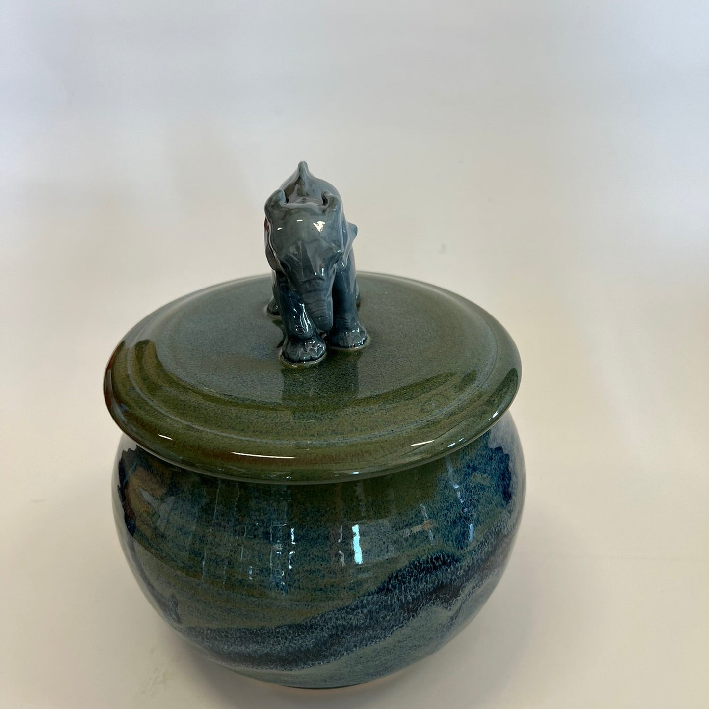 Available Elephant on floating blue