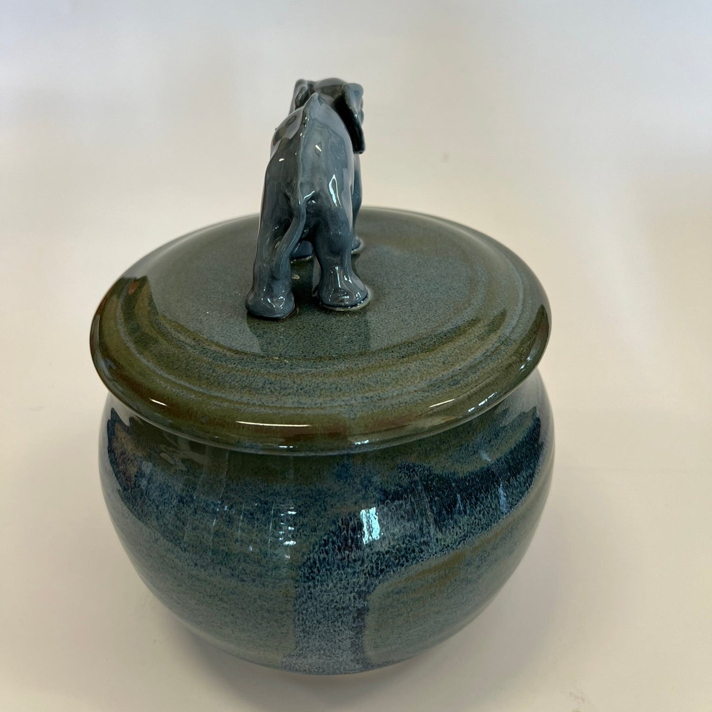Available Elephant on floating blue