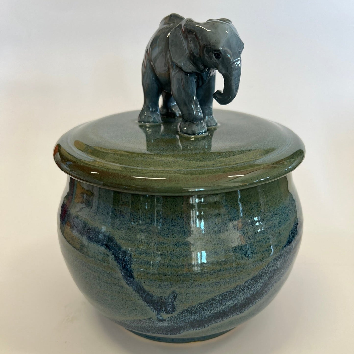 Available Elephant on floating blue
