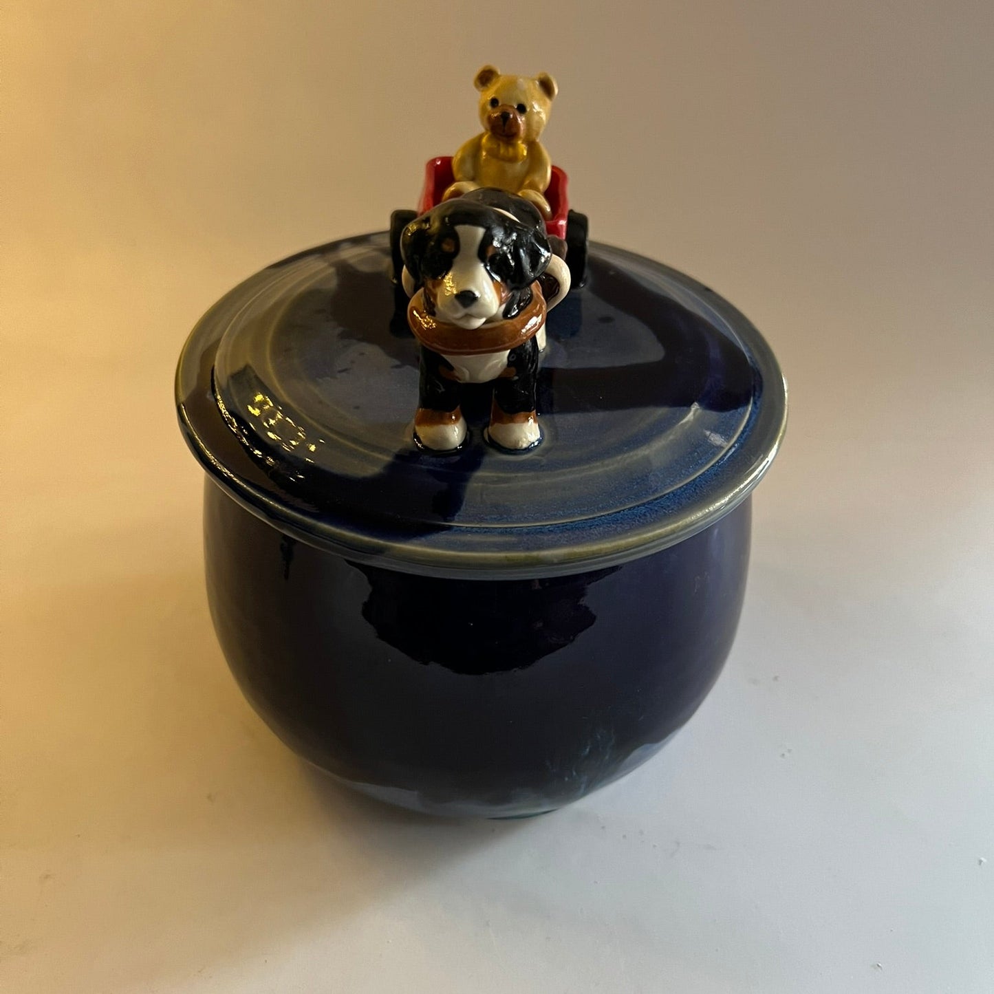 Bernese Mountain Dog Puppy Pulling a Cart on Opal