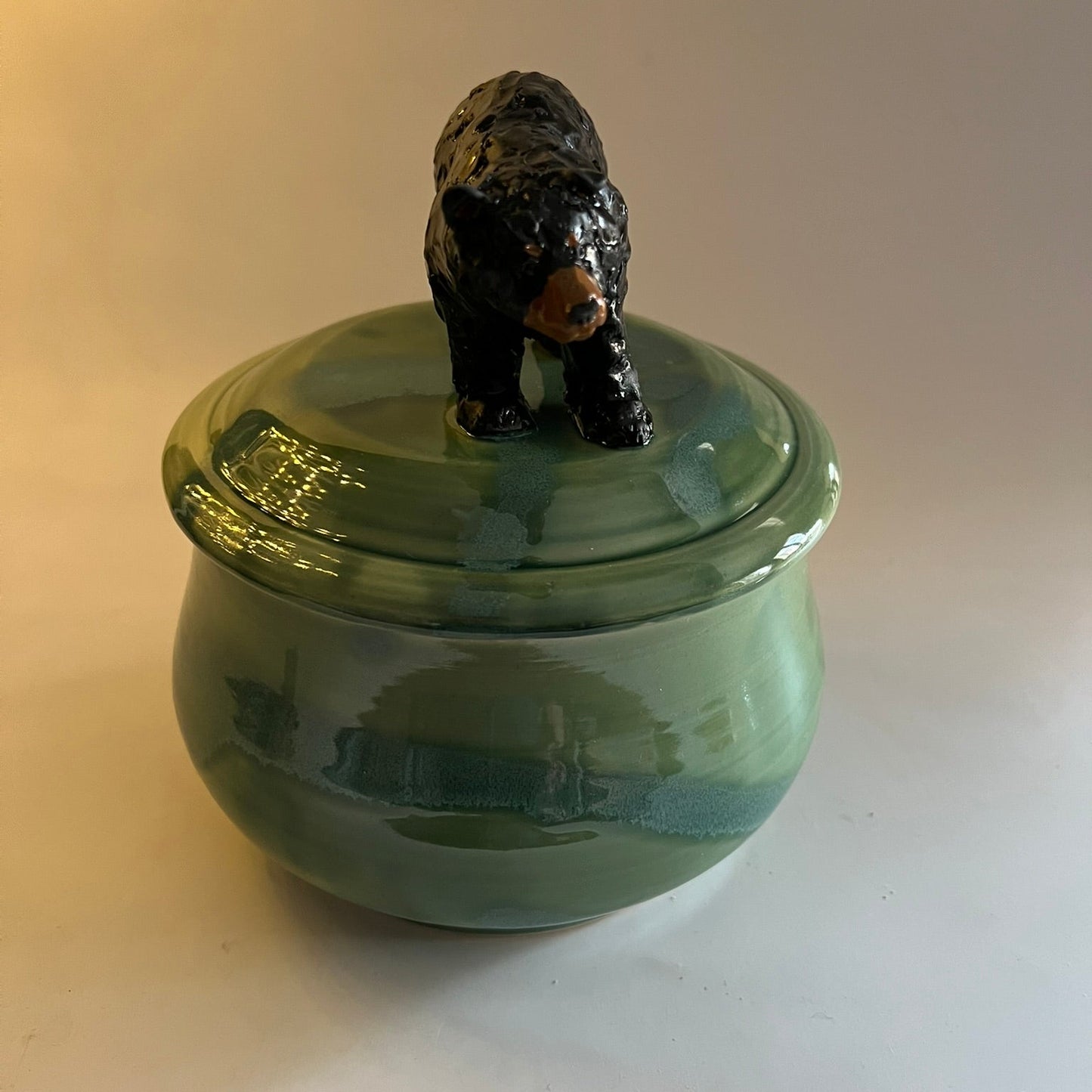Bears on Green Pot
