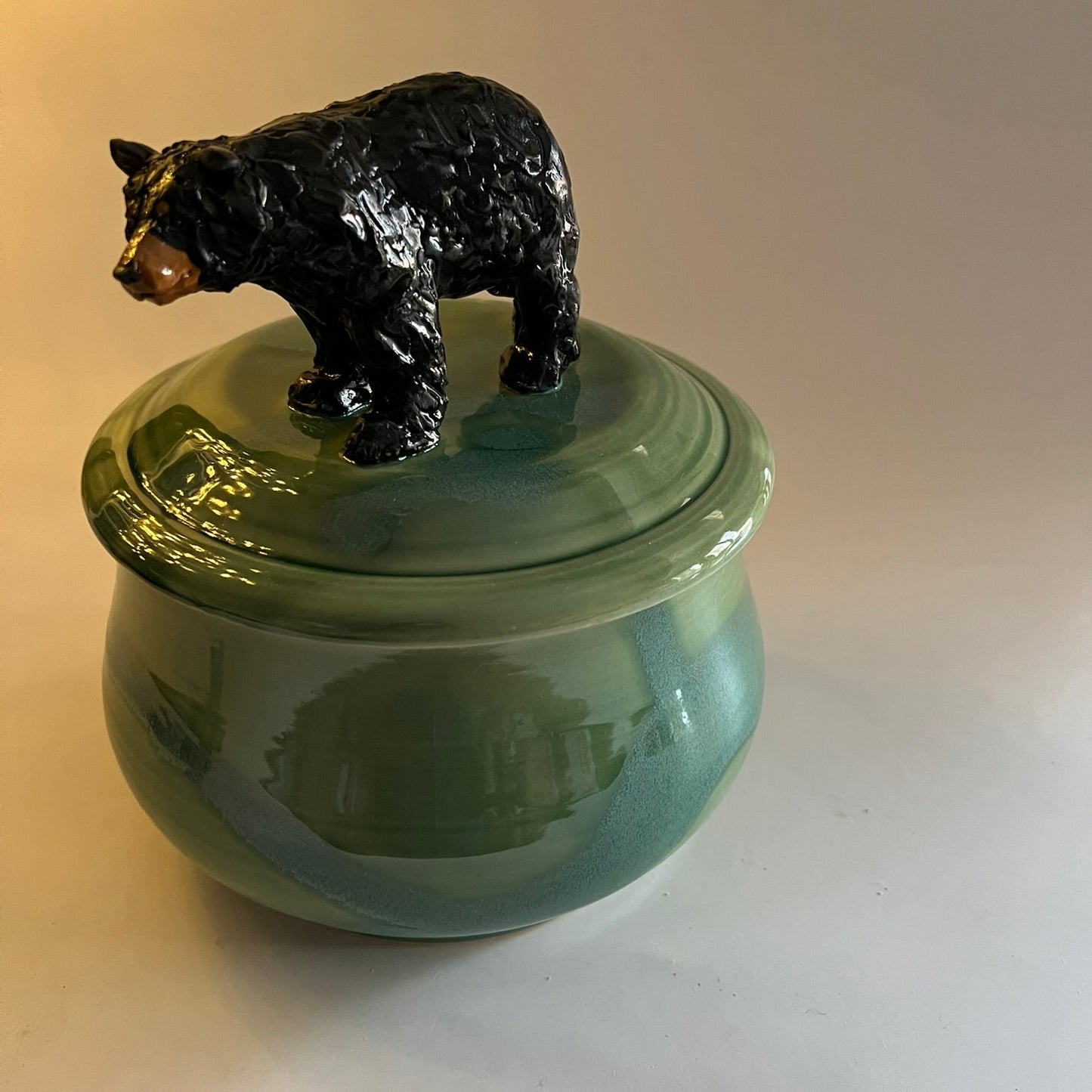 Bears on Green Pot