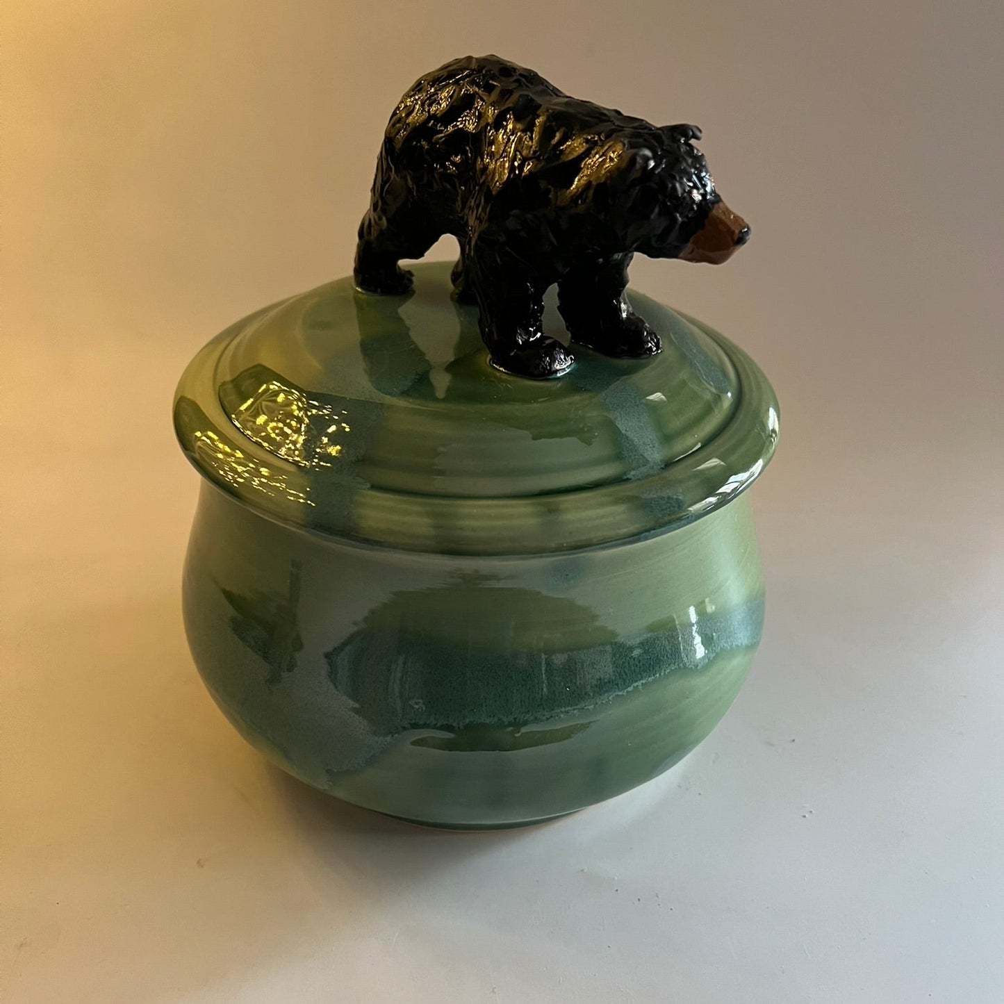 Bears on Green Pot