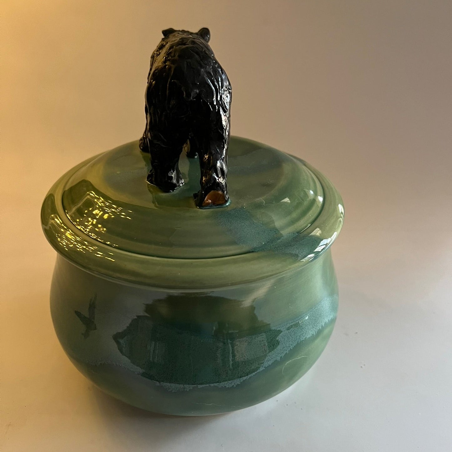 Bears on Green Pot