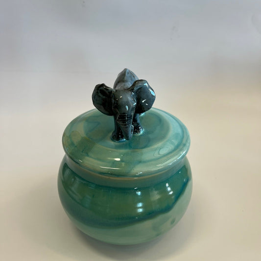Available Elephant on green