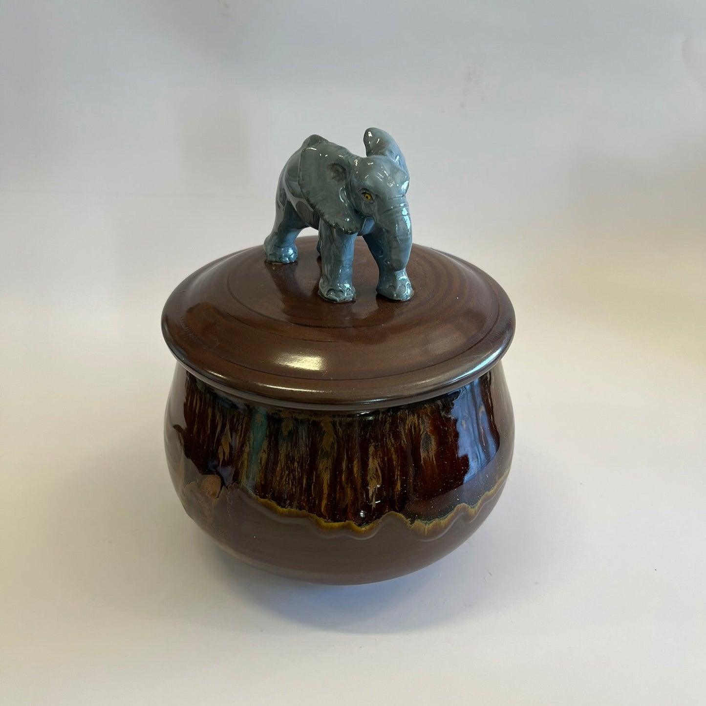 Available Elephant on Red Brown