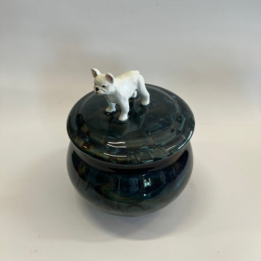 French Bulldog on Blue