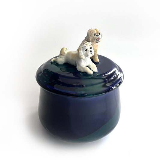Custom Handcrafted Shih Tzu Pair