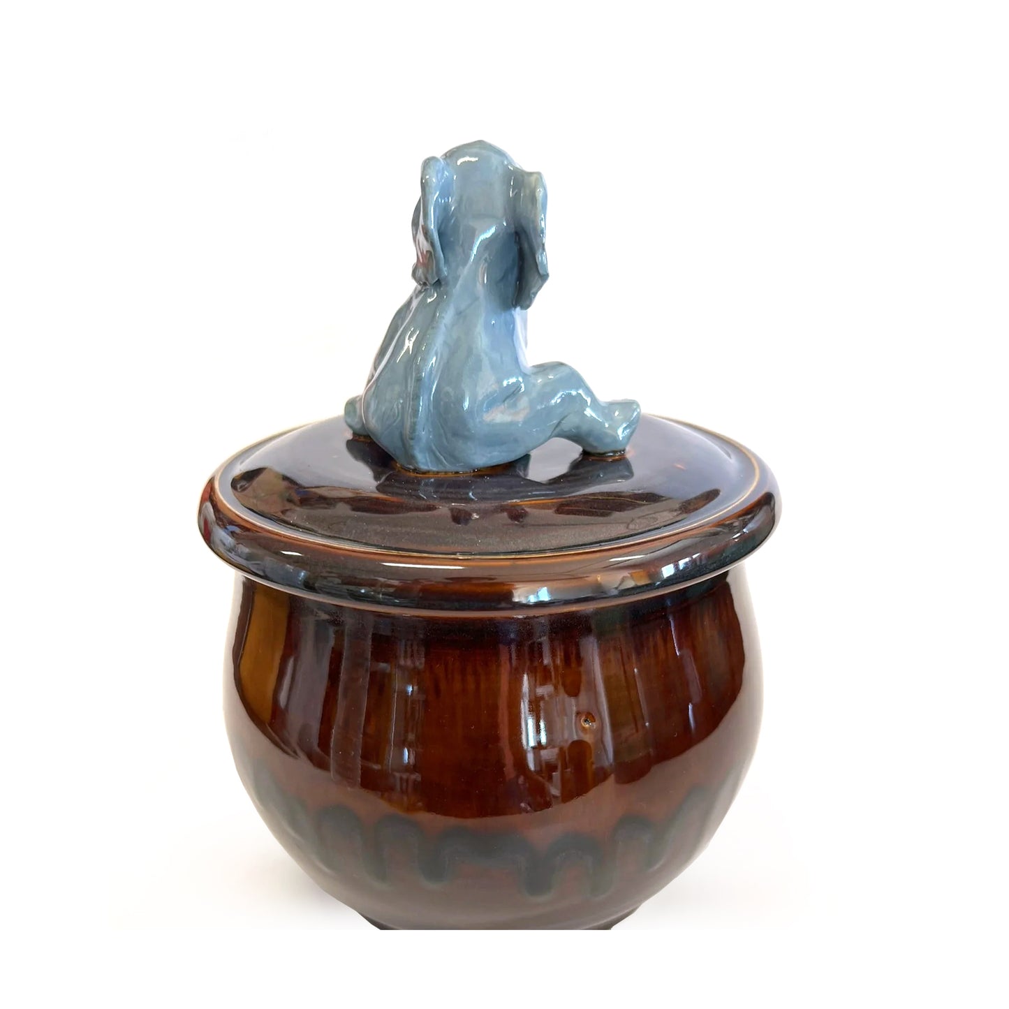 Sitting Elephant on Temmoku