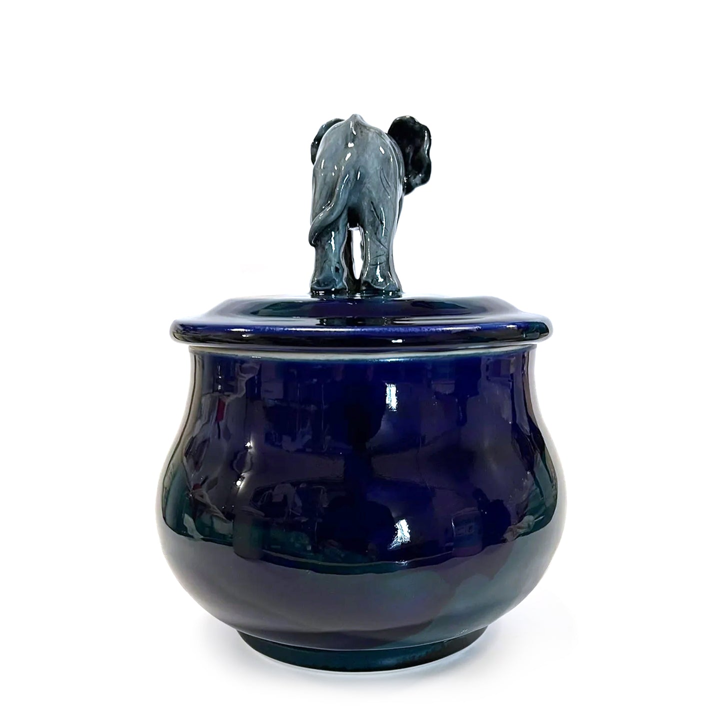 Elephant on Blue / Green