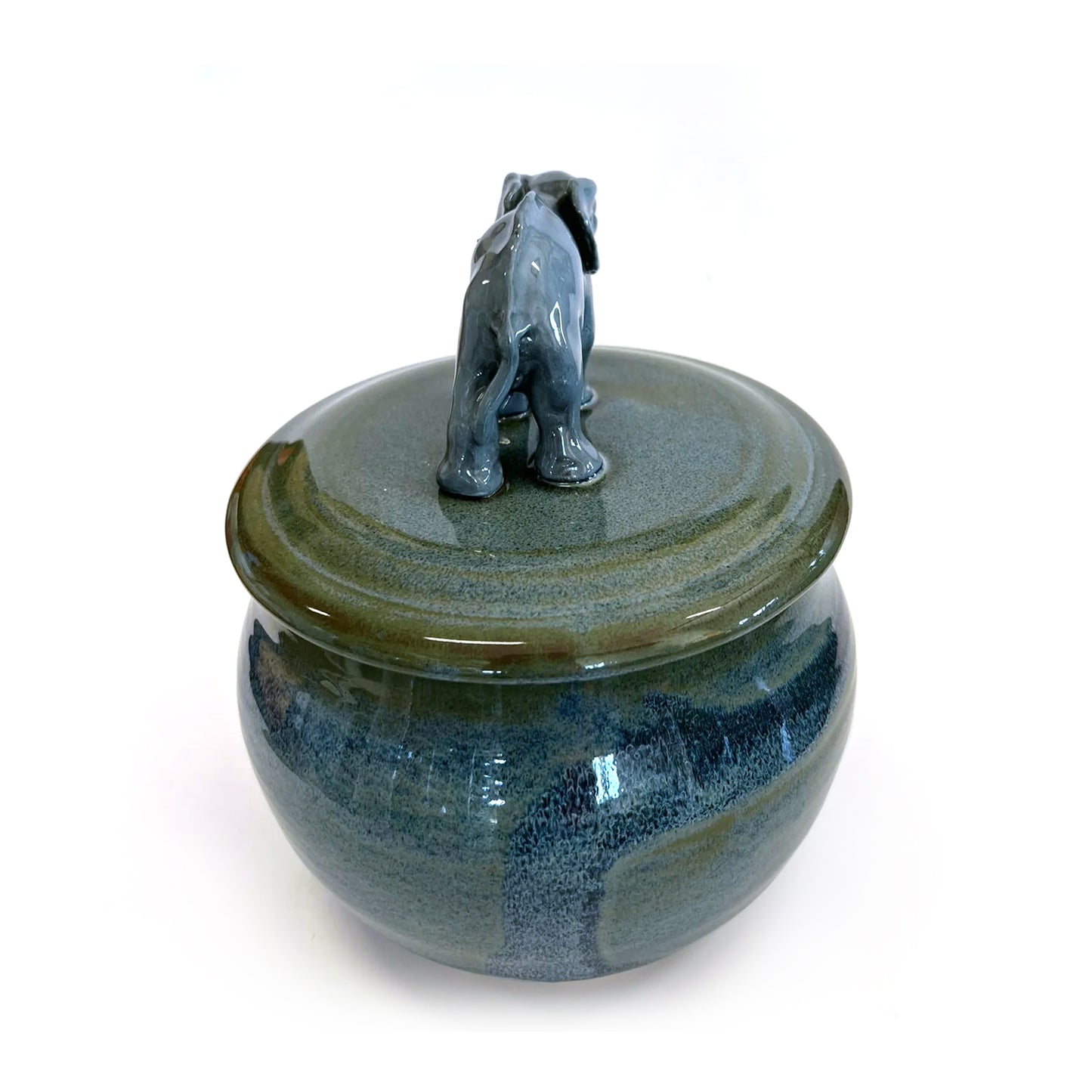 Elephant on Floating Blue