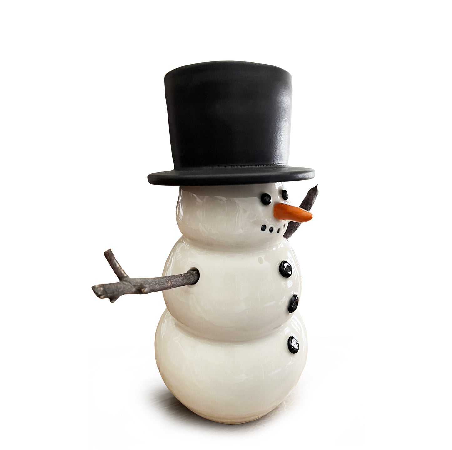 Handmade Ceramic Snowman