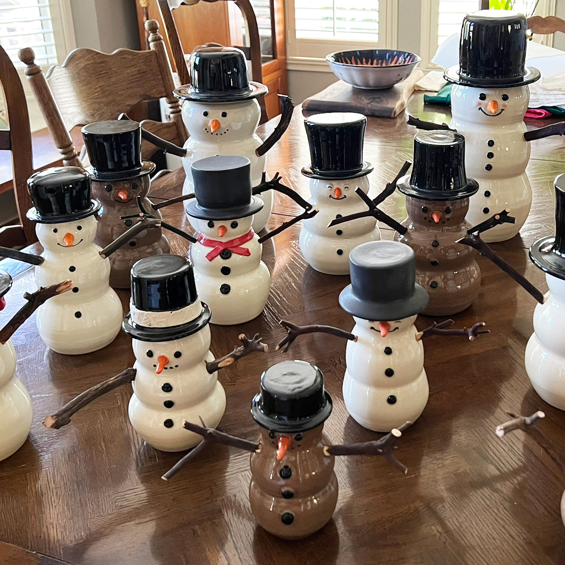 Handmade Ceramic Snowman